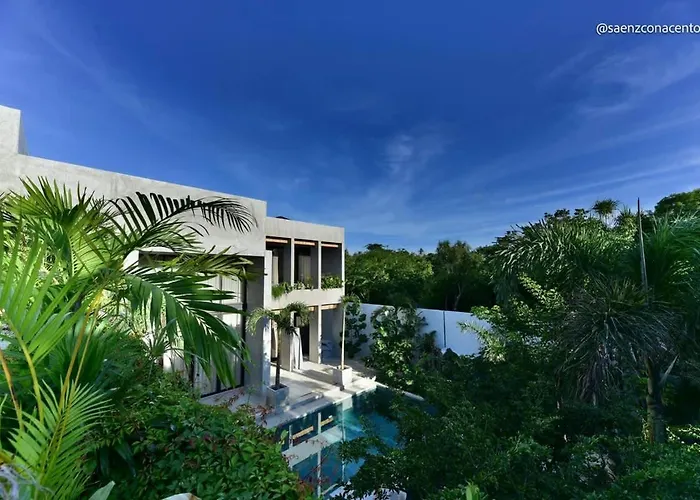 Brutalist 7br Masterpiece Design, Luxury Pool Tulum